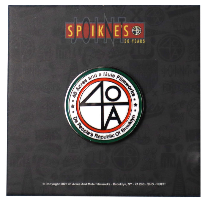 40 Acres Logo Pin