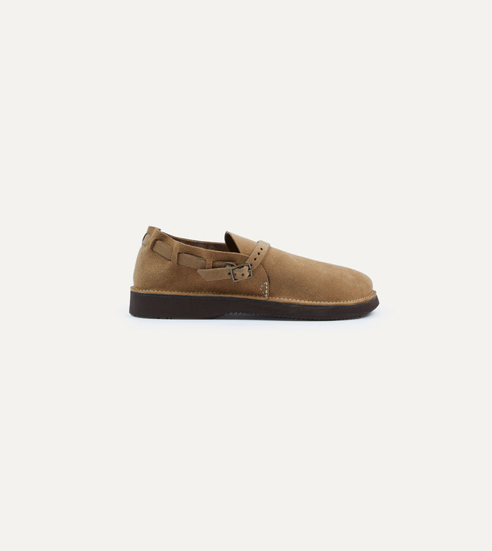 Aurora for Drake's Middle English Light Brown Roughout Leather Shoe