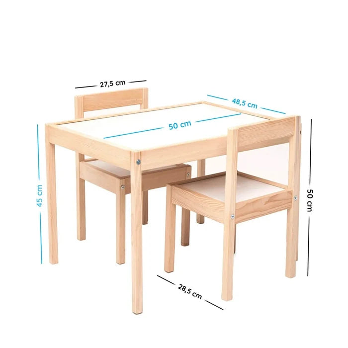baby toys Montessori Wooden Table & Chair Set - ebebek - Black Friday