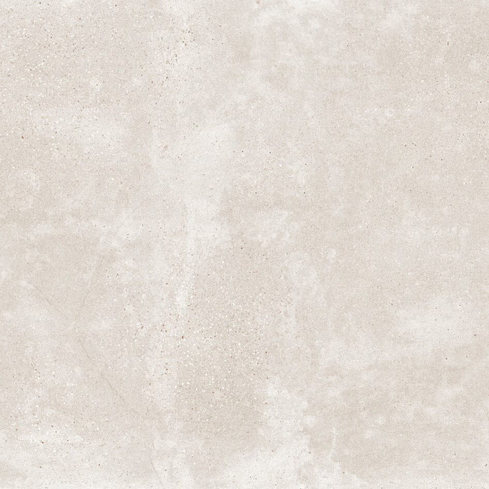 Square beige concrete effect tile