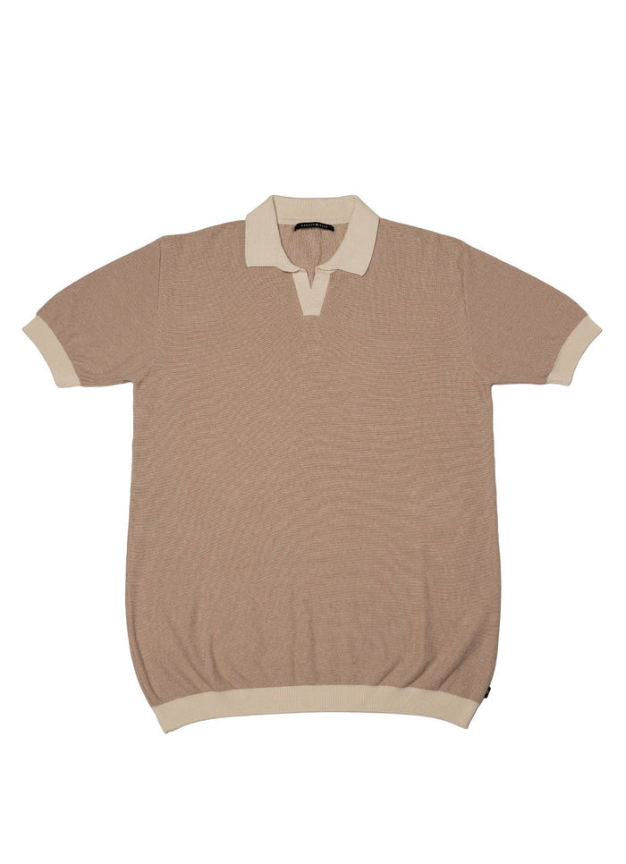 Buhl Split Neck Knit Polo - 15357 - 81034 - Hammer Made