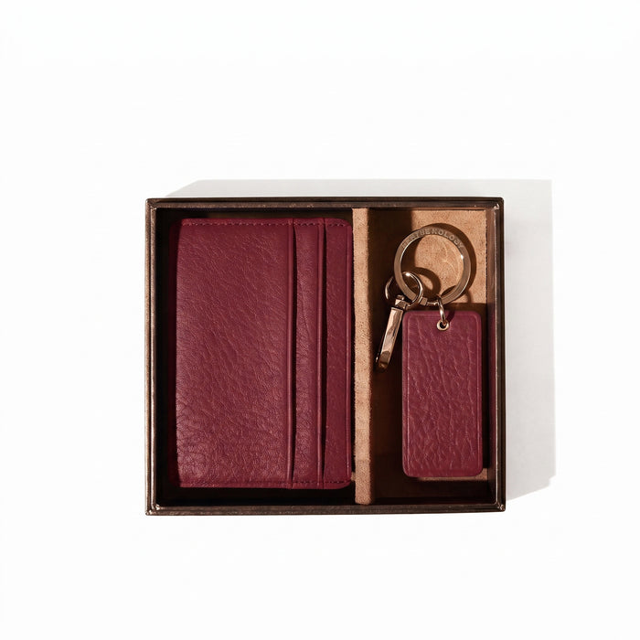 Card + Key Gift Set Garnet Red