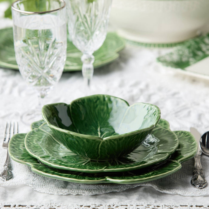 Certified International Le Jardin Cabbage 3-D Dinner Plate 11in