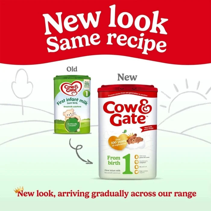 Cow & Gate 1 First Infant Milk Formula 0-6 months 800g - ebebek