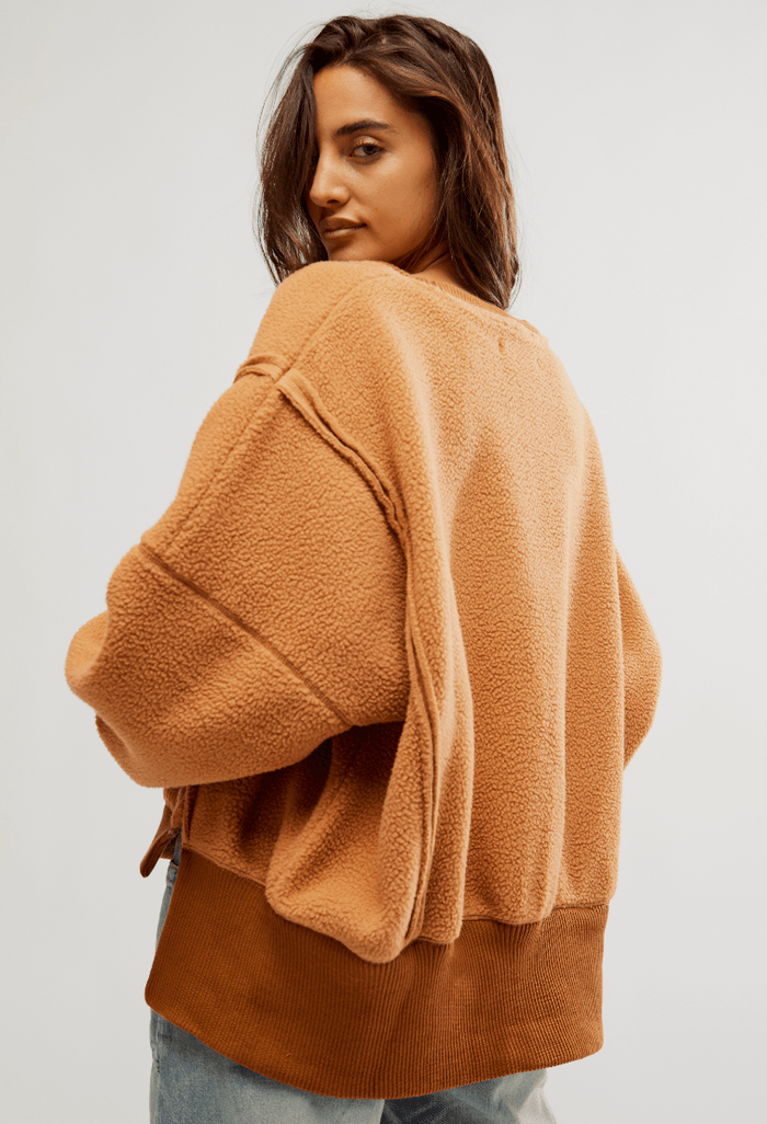 Free People Sandstorm Cozy Camden Pullover