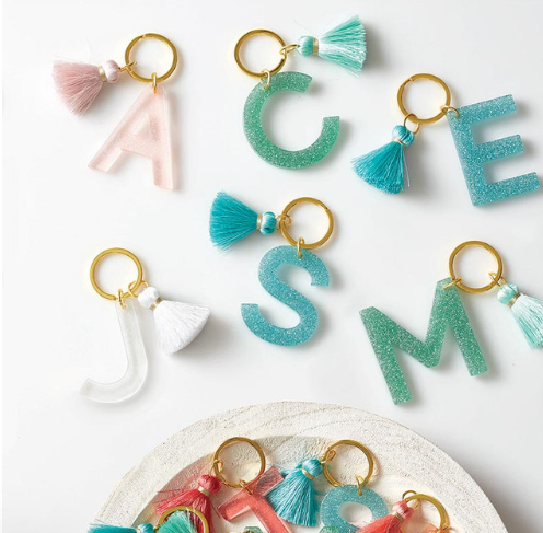 Initial Letter Keychain