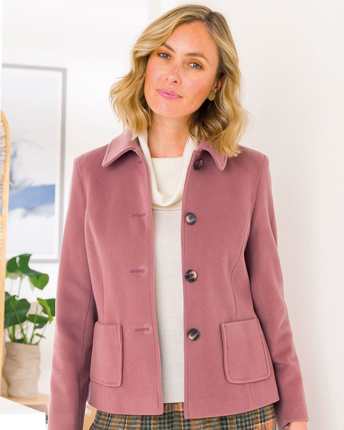 Marlow Jacket - Antique Rose - The Classic Boutique