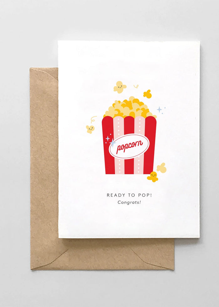 Ready To Pop Greeting Card