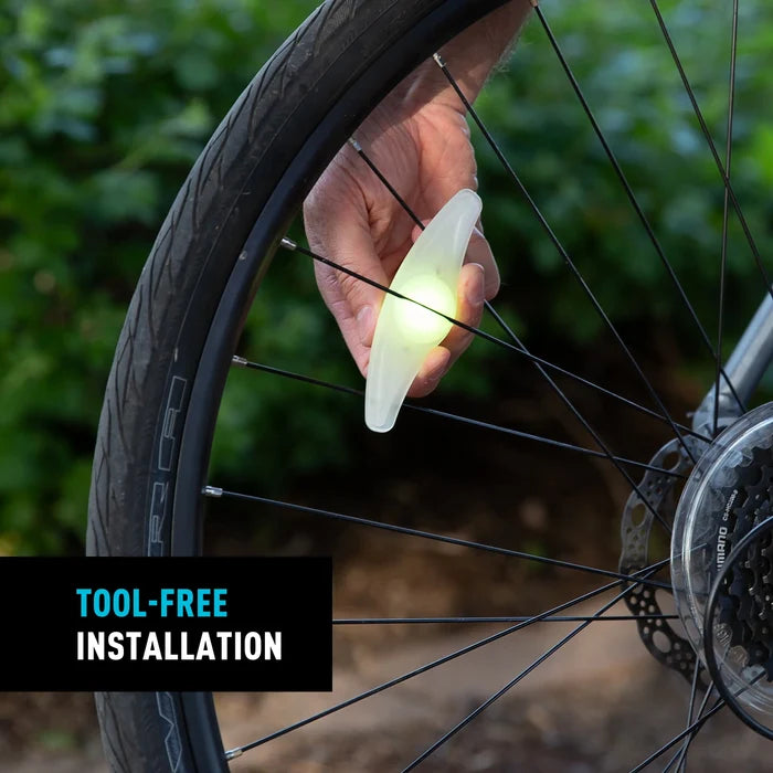 SpokeLit Rechargeable Wheel Light