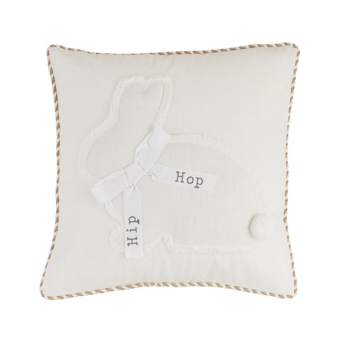 Mud Pie Spring Bunny Pillow (Long or Square) - Home