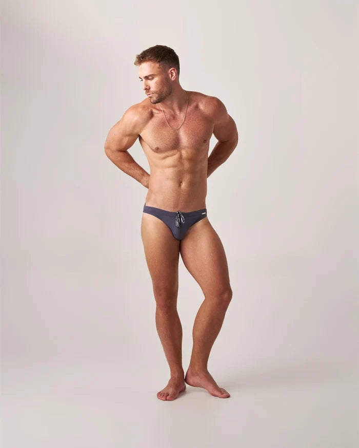 Statement Bikini Swim Brief Gunmetal