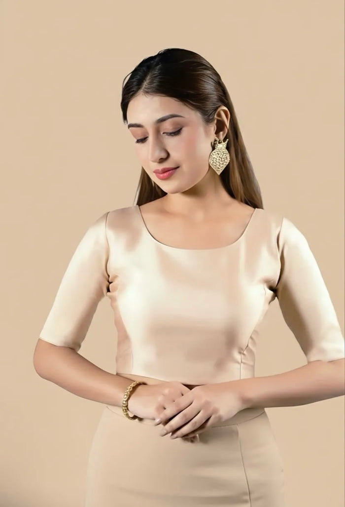 Stretch™️ Blouse - Ivory Gold 2.0