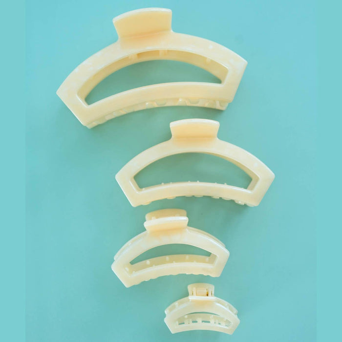 Teleties Medium Open Hair Clip-Soft Surf