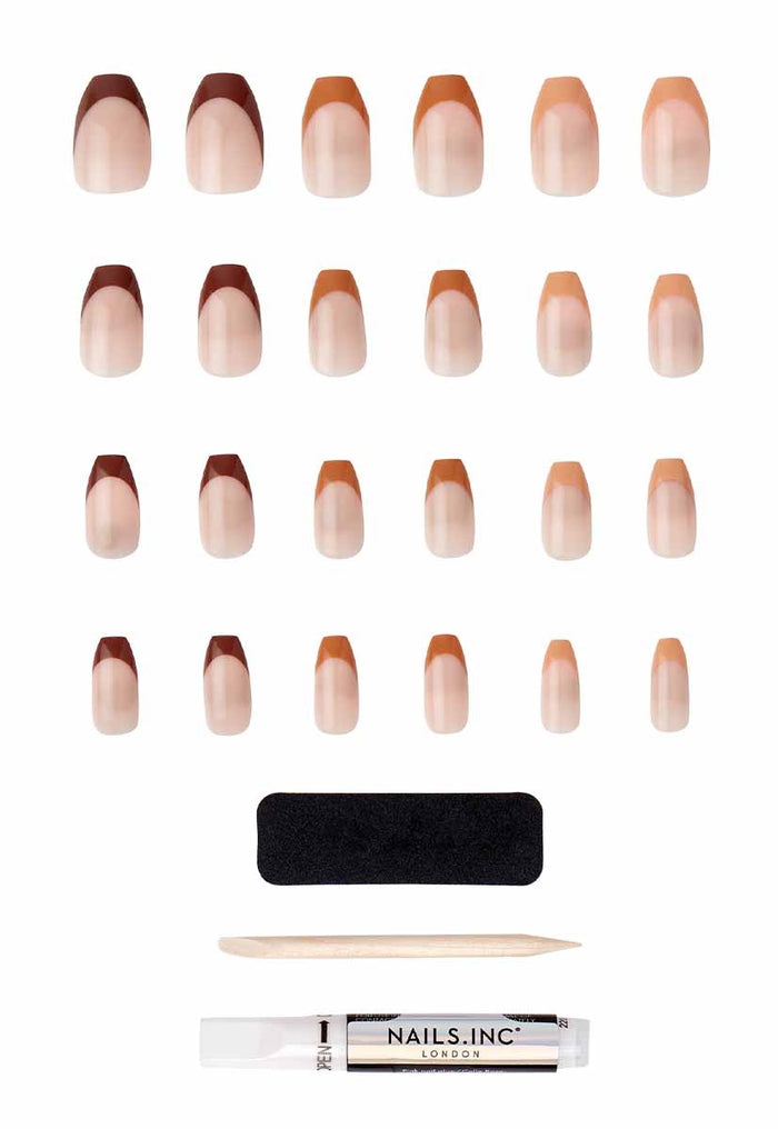 Tonal Tips Artificial Nails