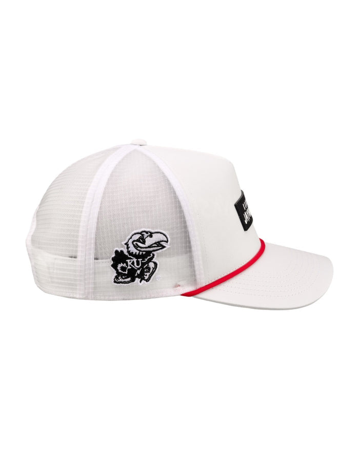 University of Kansas Whiteout - Blue and White KU Hat