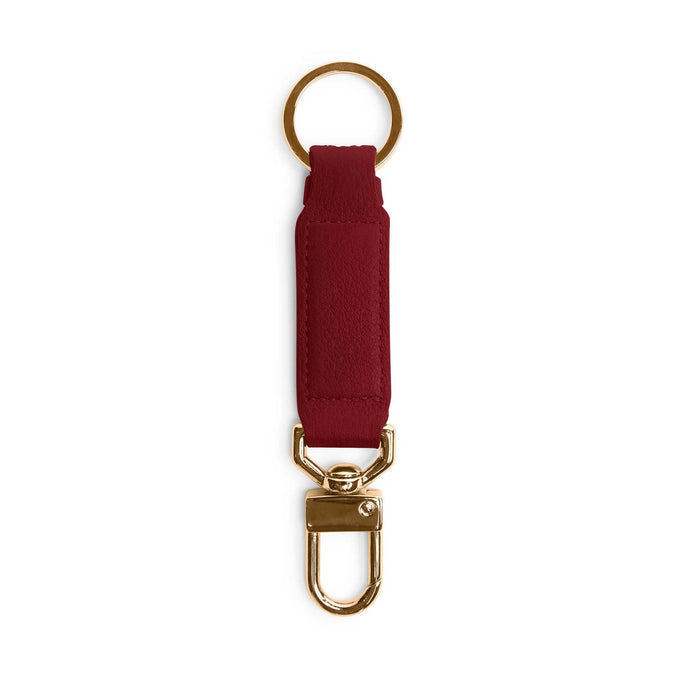 Valet Snap Keychain Garnet Red