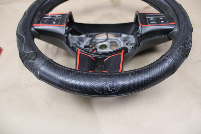 11-14 Dodge Challenger SRT8 Leather Steering Wheel w/ Switches 1PC32XDVAD