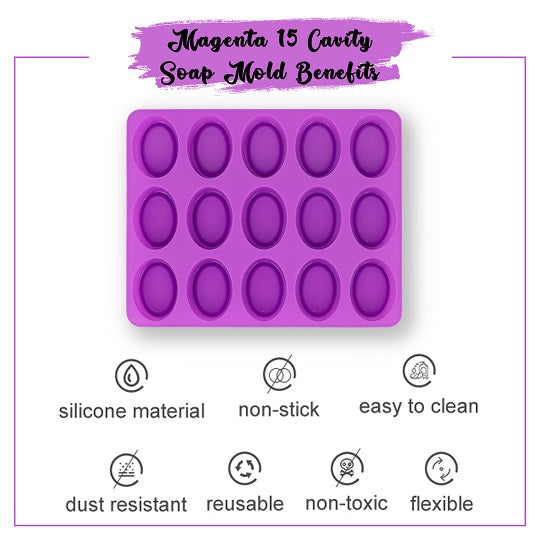 15 Cavity Oval Shape Mold Benefits