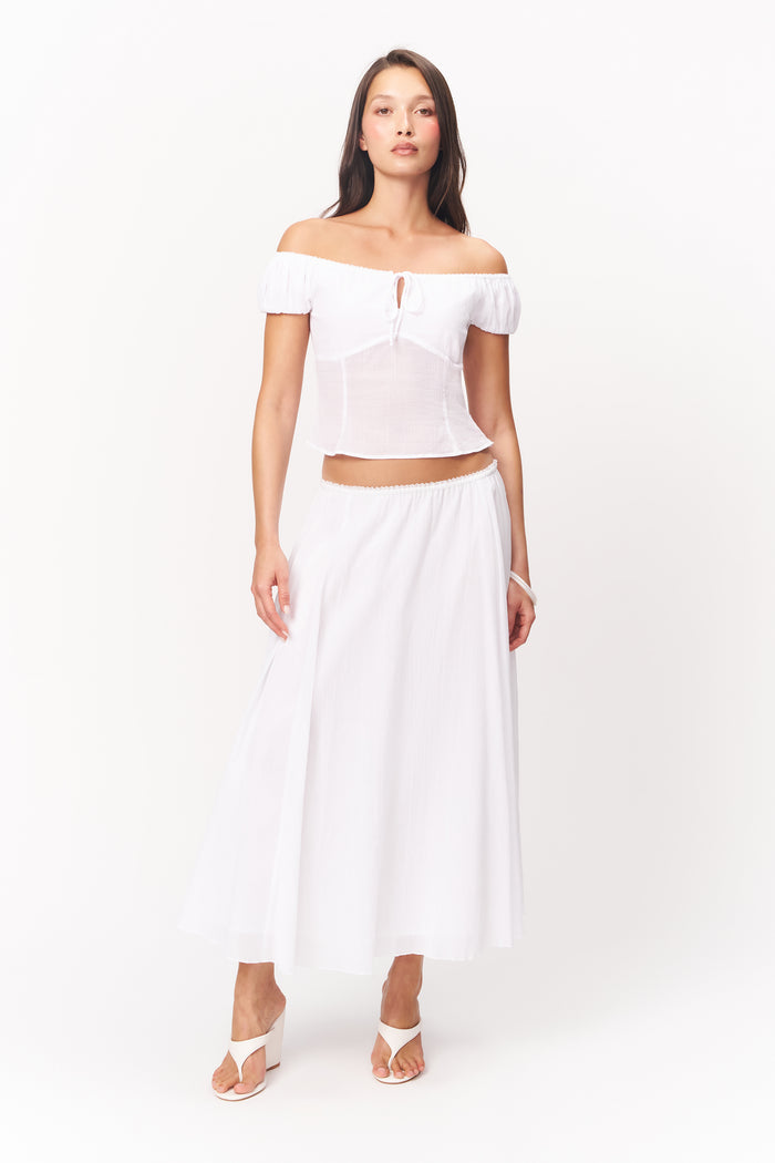 Anabella Top in White