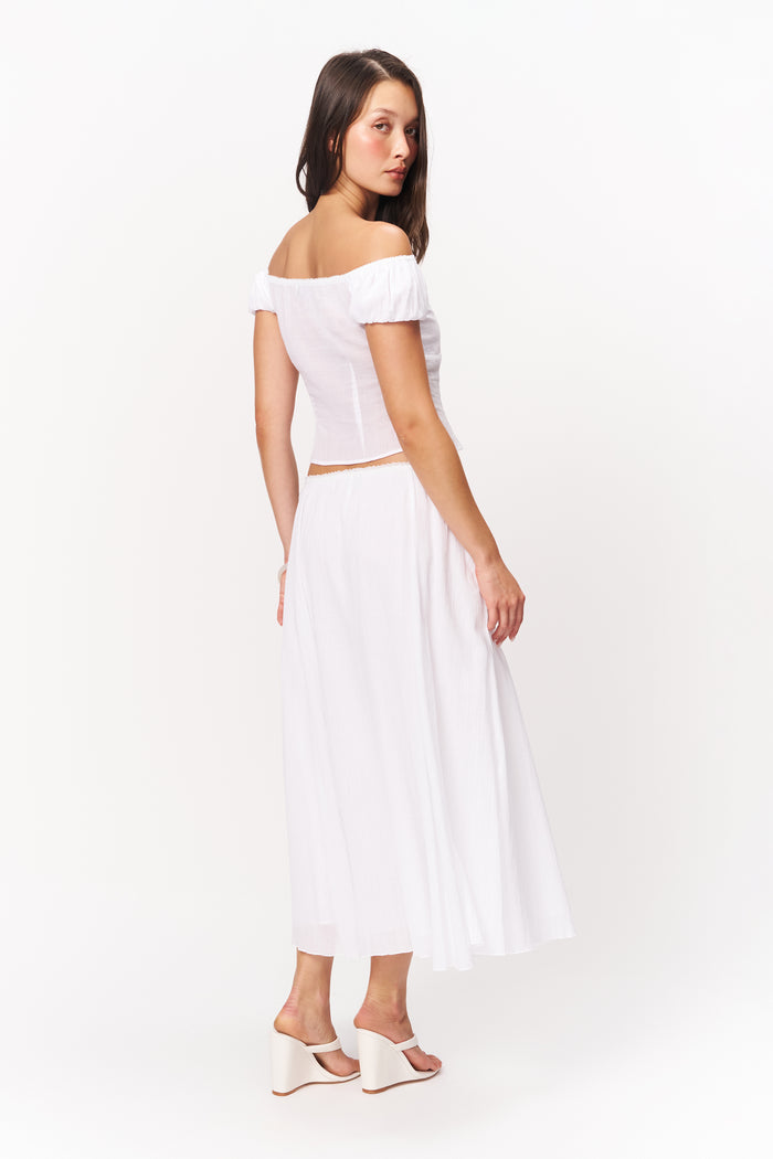 Anabella Top in White