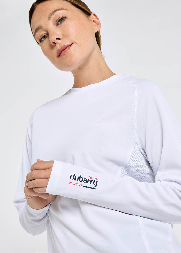 Ancona Ladies Long-Sleeved T-Shirt - White