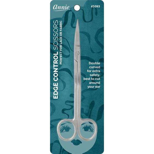 Annie Edge Control Wig Scissors Curved Tip 5.9"