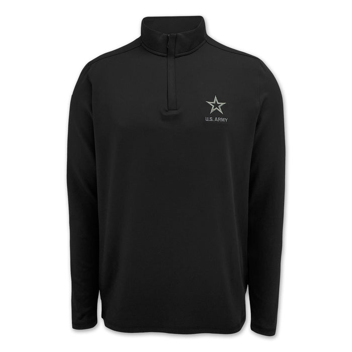 Army Tonal Star Under Armour Motion 1/4 Zip (Black)