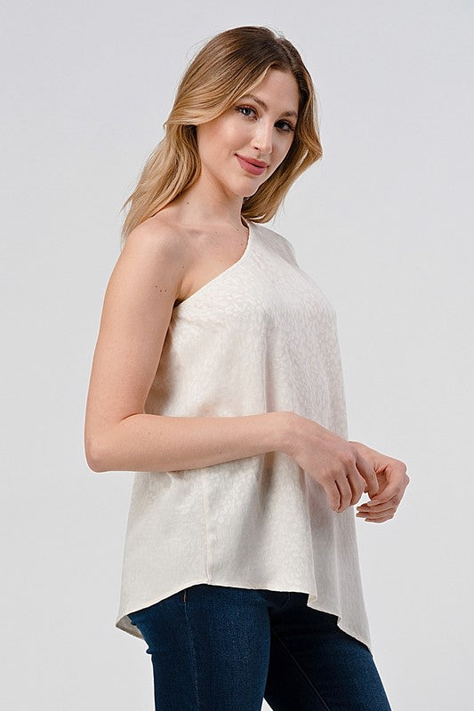 Athena One Shoulder Asymmetrical Top - Women > Tops