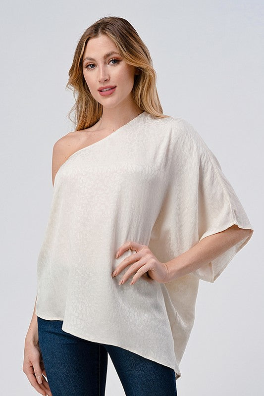 Athena One Shoulder Asymmetrical Top - Women > Tops