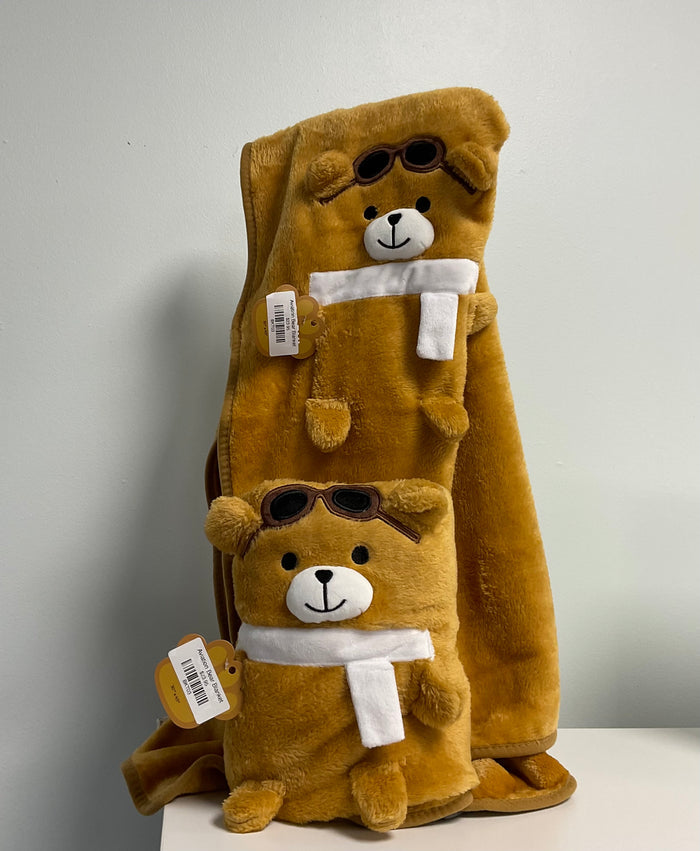 Aviation Bear Blanket