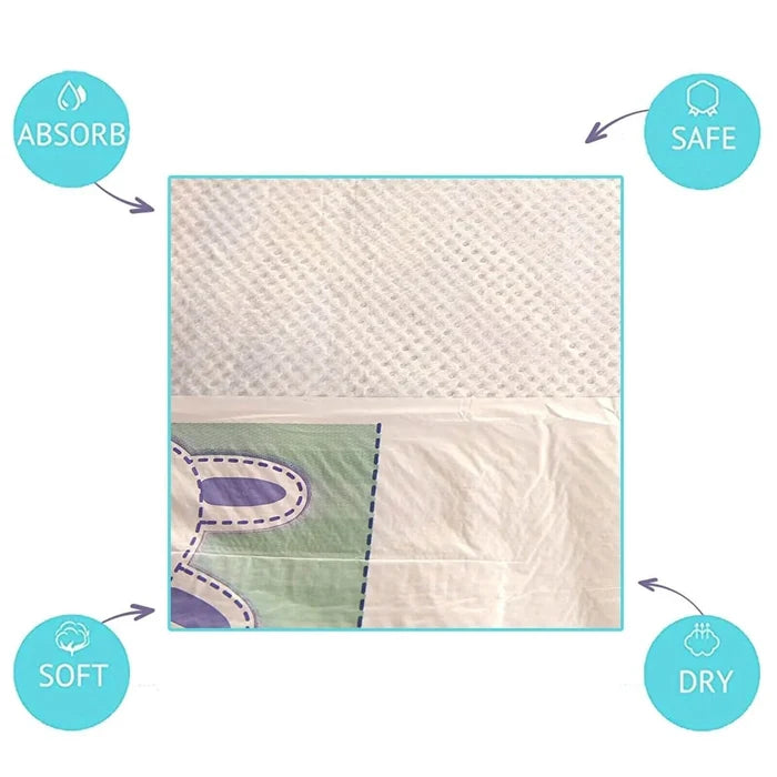 baby me Super Thin Baby Nappy Changing Mats 60x90cm - 40 pcs - ebebek - Black Friday