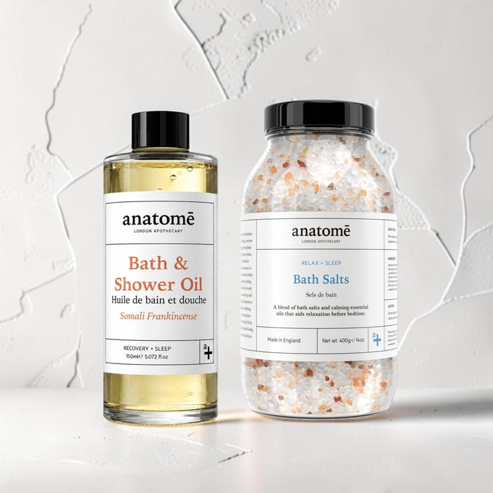 Bath & Shower Oil Somali Frankincense + Bath Salt Gift Set - anatomē