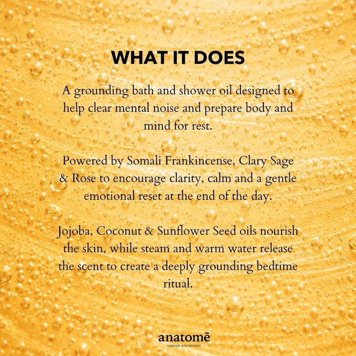 Bath & Shower Oil Somali Frankincense - anatomē