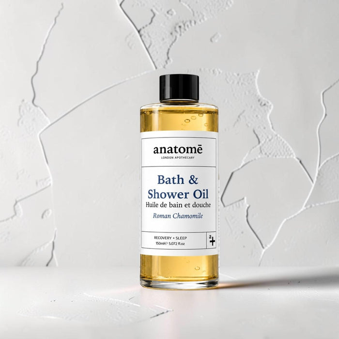 Bath & Shower Oil with Roman Chamomile & Cornish Lavender - anatomē