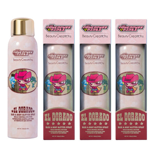 Beauty Creation - Powerpuff Girls Cowgirl Cuties 'Gold Dust' Hair & Body Glitter Spray - TRUECOLOR WHOLESALE