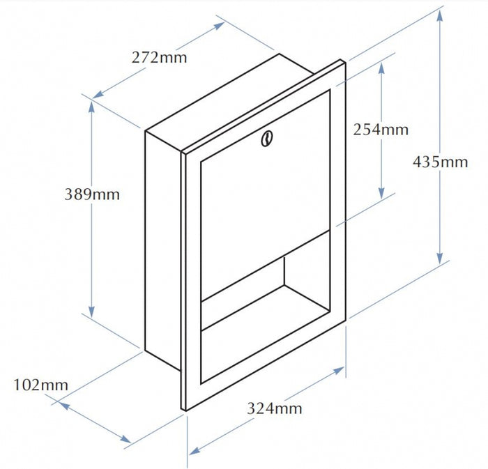 Bradley Retro 2441 Paper Towel Dispenser