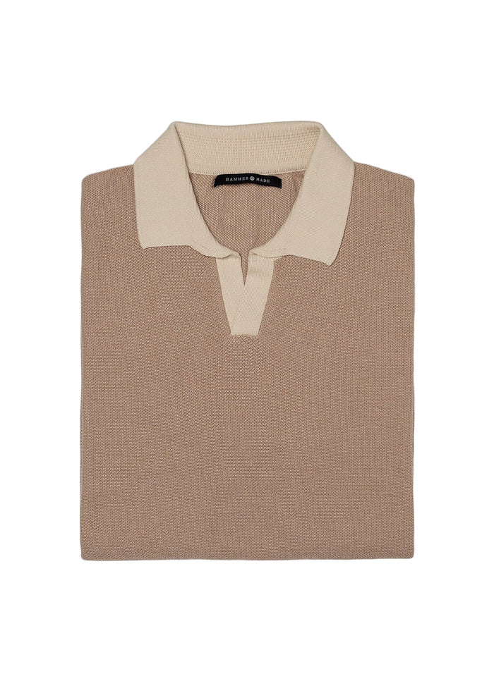 Buhl Split Neck Knit Polo - 15357 - 81034 - Hammer Made