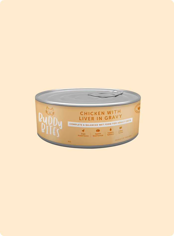 Cat Can - Chicken with Liver in Gravy 85g