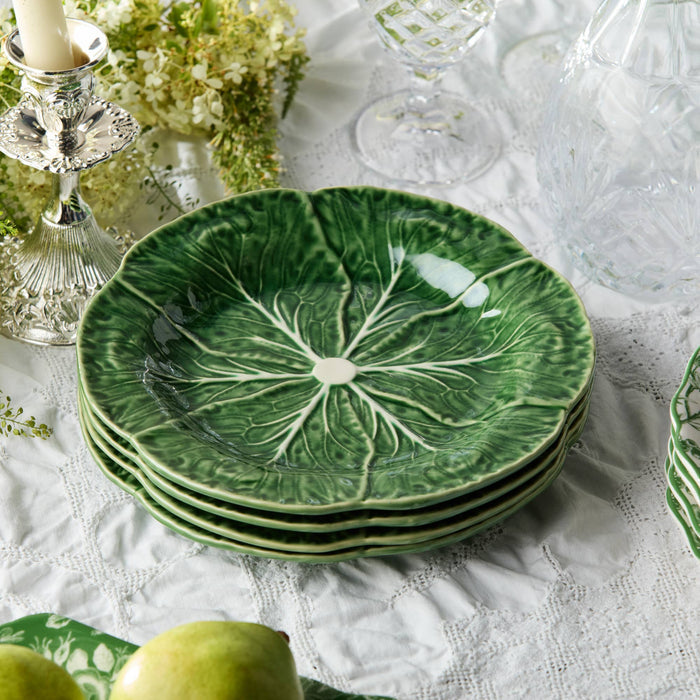Certified International Le Jardin Cabbage 3-D Dinner Plate 11in