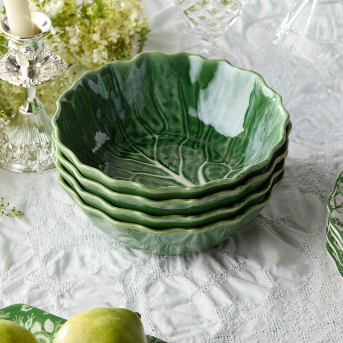 Certified International Le Jardin Cabbage 3-D Soup Bowl (40 oz)