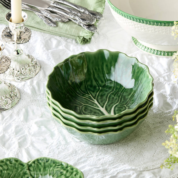 Certified International Le Jardin Cabbage 3-D Soup Bowl (40 oz)