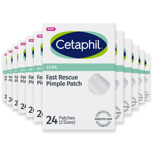 Cetaphil Fast Rescue Acne Pimple Patch - 24 Ct - 12 Pack