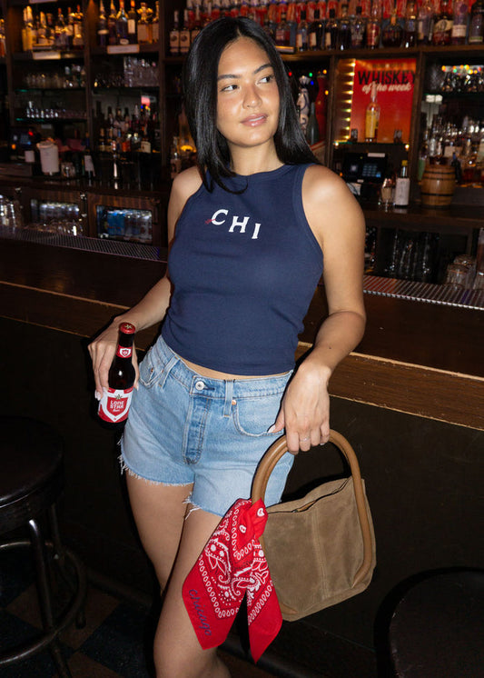 Chi Spurs Racer Tank