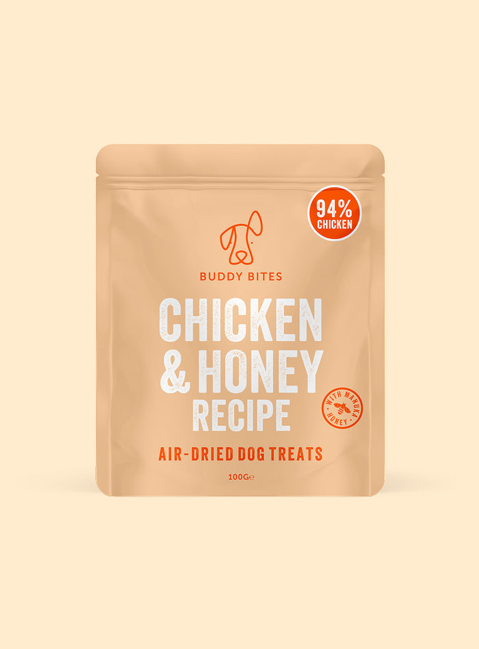 Chicken & Manuka Honey Air Dried Dog Treats