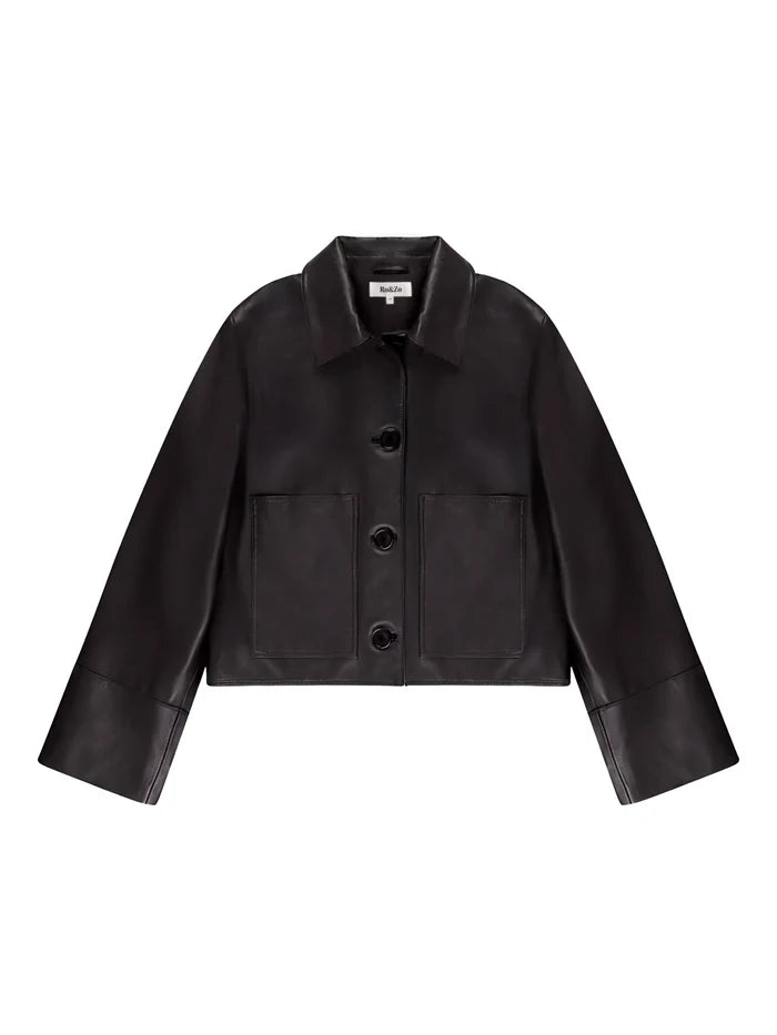 Chocolate Brown Leather Jacket