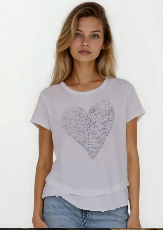 CHRLDR Awnil Ava Mock Layer T-Shirt