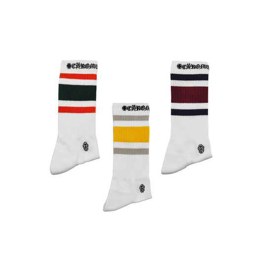 Chrome Hearts Embroidered Dagger Jacquard Knit Sport Socks - SHENGLI ROAD MARKET