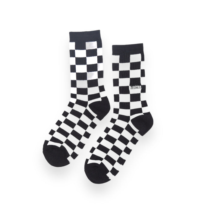 Classic Socks - Checkered Black