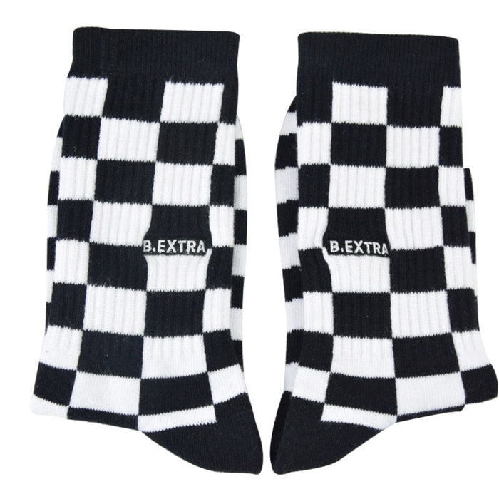 Classic Socks - Checkered Black