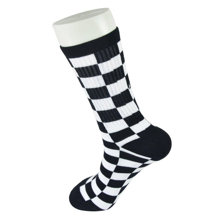 Classic Socks - Checkered Black